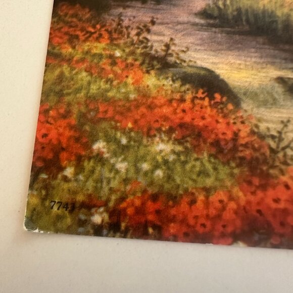 Vintage Calendar Art Print "Glorious Sunset" - Picture 2 of 4